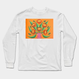 Maria Primachenko - do i love orchards do i love forests 1968 Long Sleeve T-Shirt